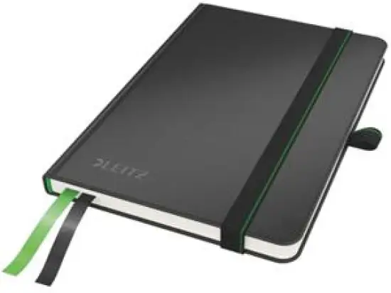 Notizbuch Leitz 4480-00-95 44800095 Complete A6 liniert 100g 80 Blatt schwarz