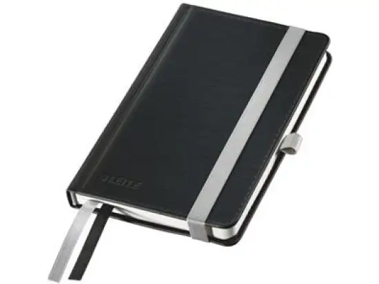 Notizbuch Leitz 4491-00-94 44910094 Style A6 kariert satin-schwarz