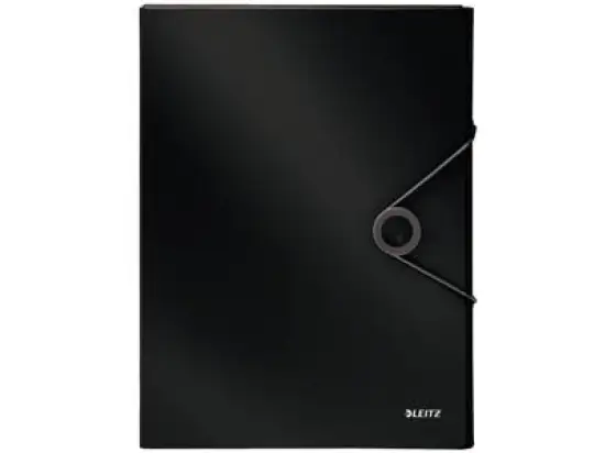 Ablagebox Leitz 4568-10-95 45681095 Solid schwarz A4 PP 30mm, Pack 5 Stk