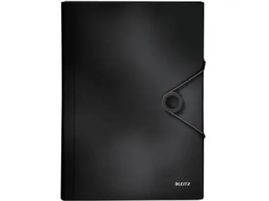 Projektmappe Leitz 4579-10-95 45791095 Solid schwarz A4 PP, Pack 5 Stk