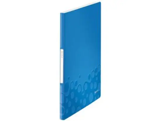 Sichtbuch Leitz 4631-00-36 46310036 Wow A4 blau-metallic PP 20 Hüllen, Pack 10 Stk