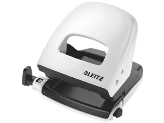 Locher Leitz 5008-20-01 50082001 Nexxt Wow 3,0mm Metall perlweiß mit Anschlagschiene