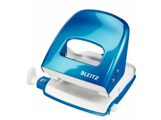 Locher Leitz 5008-20-36 50082036 Nexxt Wow 3,0mm Metall blau-metallic mit Anschlagschiene