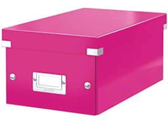 Archivbox Leitz 6042-00-23 60420023 Click & Store DVD pink