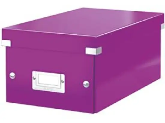 Archivbox Leitz 6042-00-62 60420062 Click & Store DVD violett