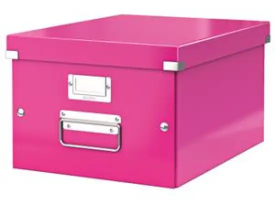 Archivbox Leitz 6044-00-23 60440023 Click & Store mittel pink bis A4