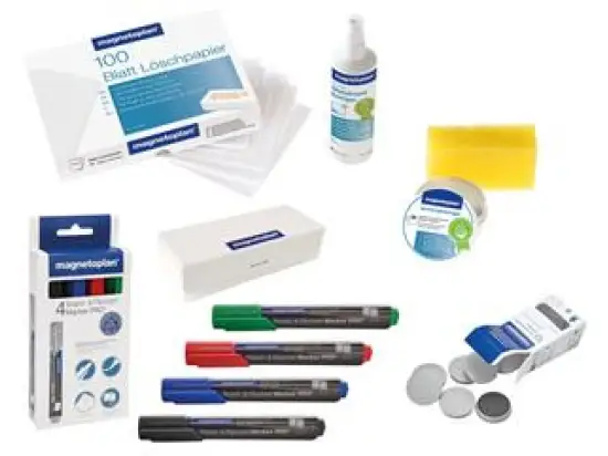 Whiteboard-Zubehörset Magnetoplan 12299 für ferroscript