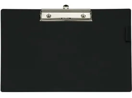 Schreibplatte / Klemmbrett Maul 2336790 A3 quer schwarz Klemmer auf langer Seite, Pack 12 Stk