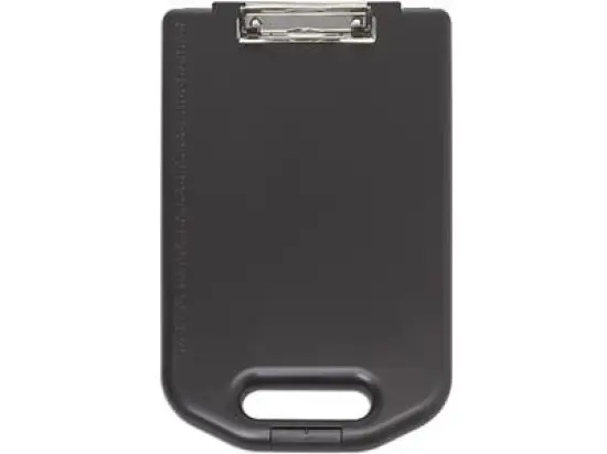 Schreibplatte / Klemmbrett Maul 2349590 A4 Klemmweite 8mm schwarz Kunststoff mit Aufbewahrungsfach