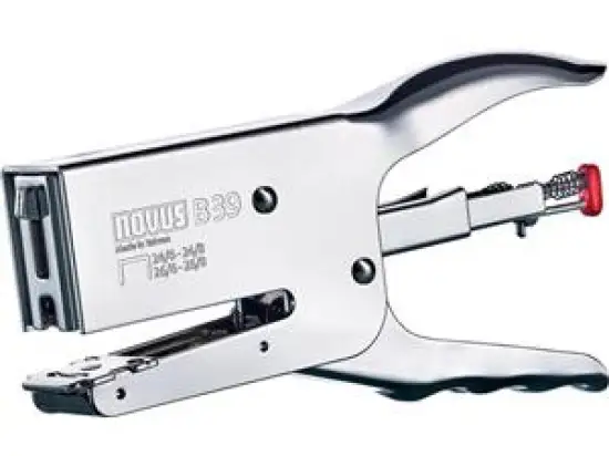 Heftzange Novus 021-0094 B39 bis 50 Blatt chrom