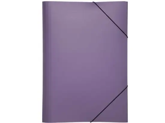 Gummizugmappe Pagna 21613-12 A4 PP lila 3 Einschlagklappen, Gummizug