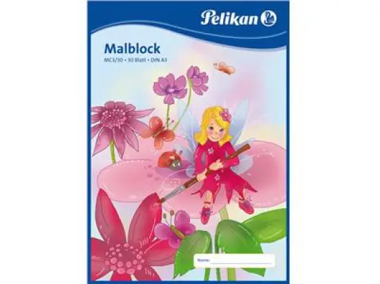 Malblock Pelikan 137661 MC3/30 A3 30Blatt 70g chlorfrei, Pack 5 Stk