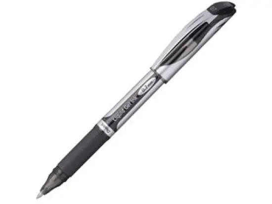 Gelroller Pentel BL57-AO EnerGel 0,35mm schwarz Metallspitze, nachfüllbar