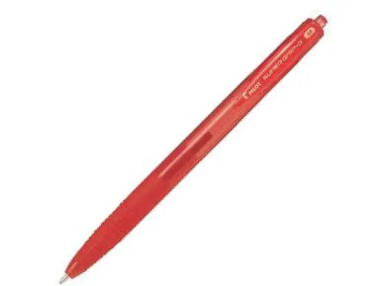 Kugelschreiber Pilot BPGG-8R-M-R 2036002 Super Grip G 0,4mm (M), Wechselmine, Druckmechanik, rot, Pack 12 Stk