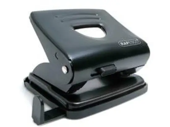 Locher Rapesco 1030 825 2,5mm schwarz Metall mit Anschlagschiene bis 25 Blatt