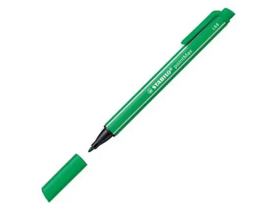 Filzschreiber Stabilo 488/36 pointMax smaragdgrün 0,8mm, Pack 10 Stk