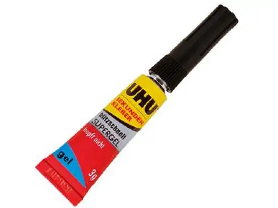 Sekundenkleber UHU 48790 blitzschnell SUPERGEL, Tube 3g