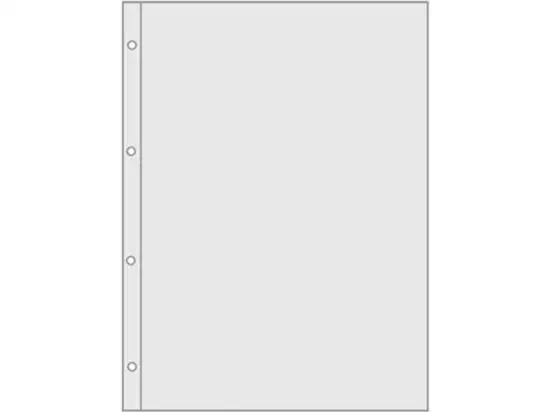 Präsentationshülle Veloflex 4346001 A4 glasklar oben offen, Pack 100 Stk