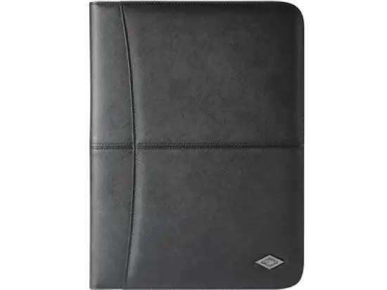 Tagungsmappe Wedo 5864301 58 64301 Accento 25,5x33,5x4,5cm schwarz A4 inkl. Schreibblock