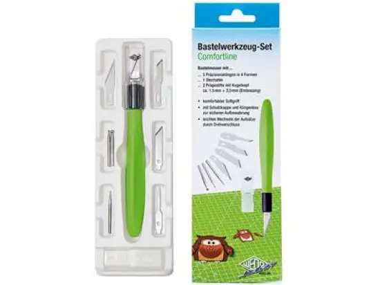 Cutter Wedo 7872199 78 72199 Comfortline Hobbymesser Set inkl. Zubehör