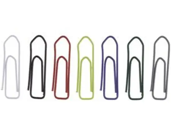 Briefklammern Alco 456A 26mm lackiert farbig sortiert, Pack 10 x Dose je 125 Stk