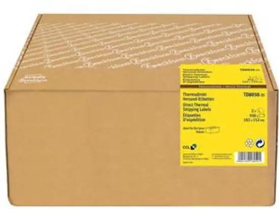 Thermodirekt-Etiketten Avery Zweckform TD8050-25 102 x 152 mm 25er-Kern weiß, Rolle 2 x 475 Stk