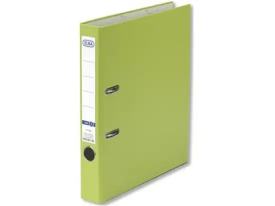 Ordner Elba 100023254 10453GH smart Pro A4, 50mm, Pappe/PP-Folie, Wechselfenster, hellgrün