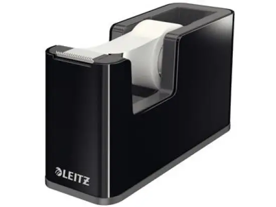 Tischabroller Leitz 5364-00-95 53640095 Duo Colour schwarz für Rollen bis 19mmx33m