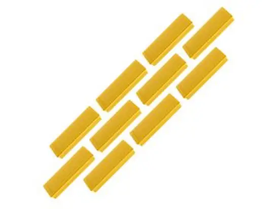 Magnet-Rechteck Magnetoplan 1665102 54x19x8mm gelb, Pack 10 Stk
