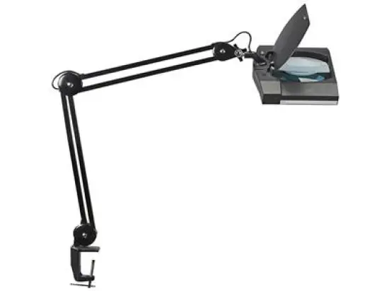 Lupenleuchte Maul 8265090 MAULvitrum LED 7W schwarz Klemmfuß