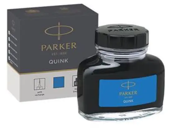 Tinte Parker 1950377 Quink königsblau auswaschbar, 57ml