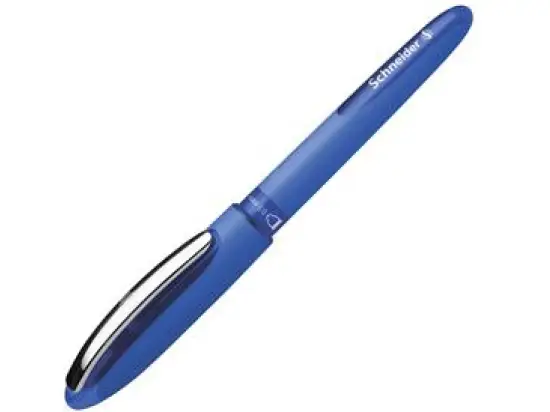 Tintenroller Schneider 183203 One Hybrid C 0,5mm, mit Kappe, dokumentenecht, blau