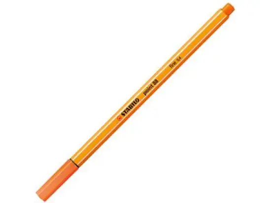 Fineliner Stabilo 88/30 point 88 Schreibfarbe: gelb-rot