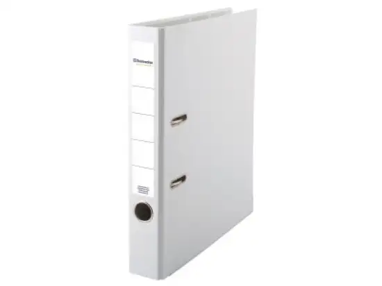 Ordner Soennecken 120089301 3340 A4, 50mm, Pappe/PP-Folie, Wechselfenster, weiß