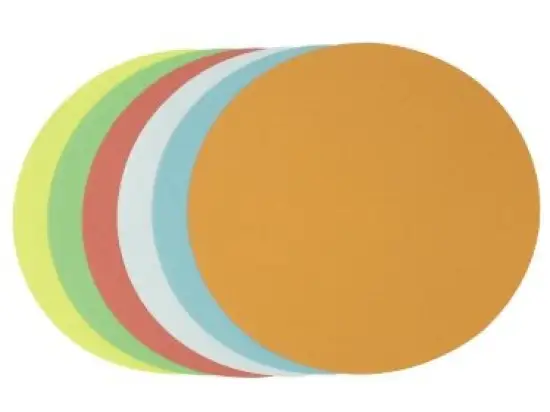 Moderationskarten Soennecken 154226999 4876 Kreis Ø 19,5cm farbig sortiert, Pack 250 Stk