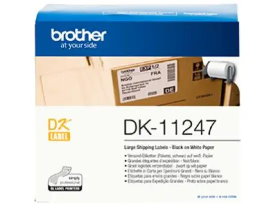 Versand-Etiketten Brother DK-11247 103 x 164 mm, selbstklebend, Rolle 180 Stk