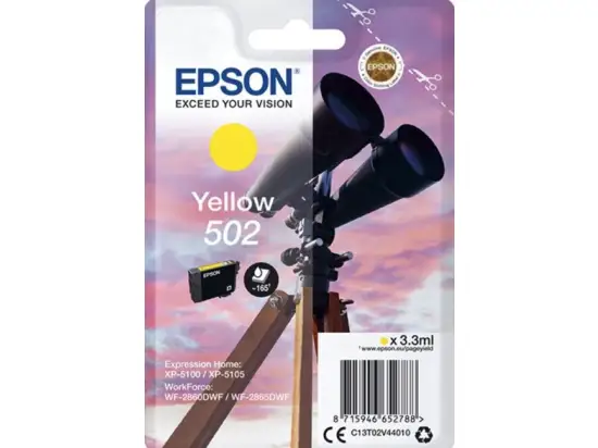 Tintenpatrone Epson C13T02V44010 502 gelb