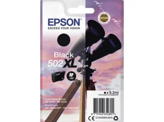 Tintenpatrone Epson C13T02W14010 502XL schwarz