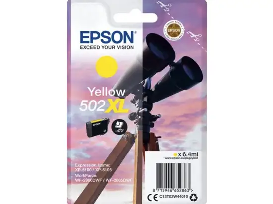 Tintenpatrone Epson C13T02W44010 502XL gelb