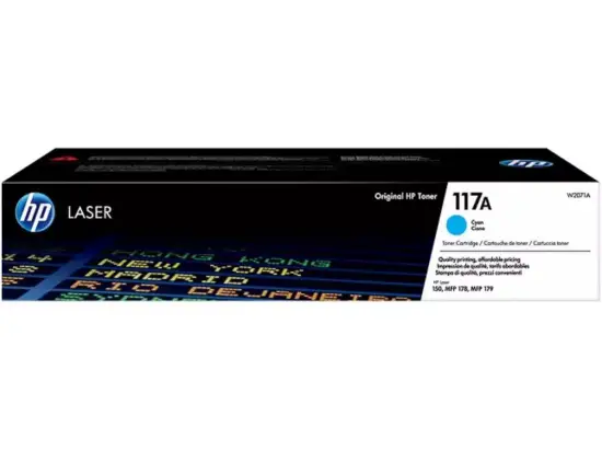 Tonerpatrone HP W2071A 117A cyan 700 Seiten