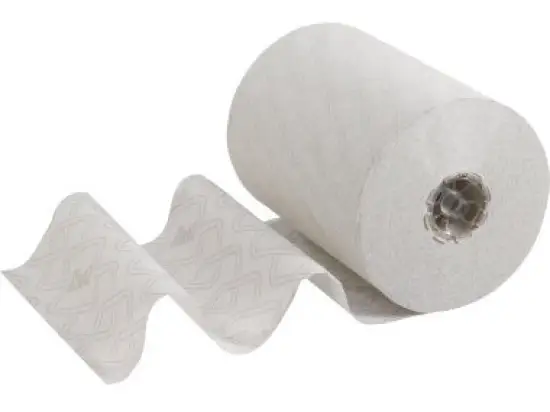 Rollenhandtücher Kimberly-Clark 6695 Scott Essential weiß 1-lagig 19,8cmx190m, Pack 6 Rollen