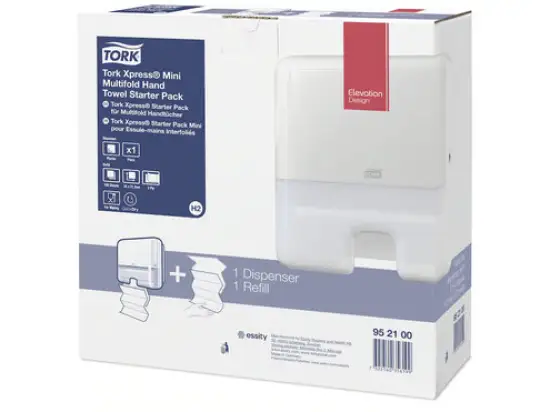 Handtuchspender Tork 952100 Elevation Mini Interfold Starter Pack