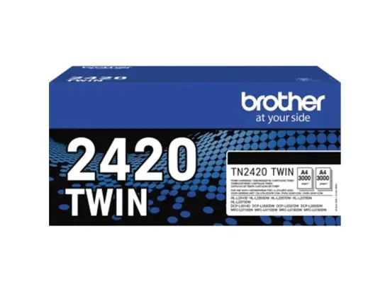 Tonerkassette Brother TN2420TWIN 2420 2er-Pack schwarz 2x3.000 Seiten
