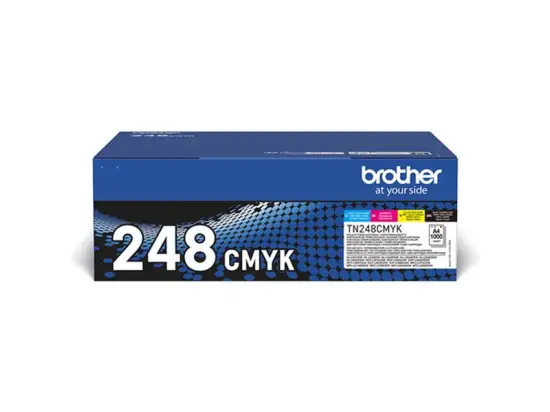 Farbtonerkassette Brother TN248VAL 248 Multipack schwarz/cyan/magenta/gelb 4x1.000 Seiten