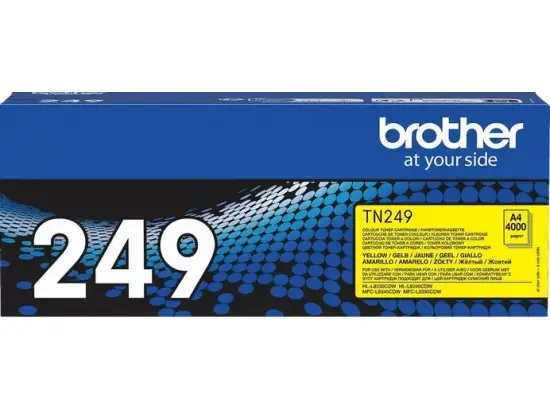 Farbtonerkassette Brother TN249Y 249 gelb 4.000 Seiten