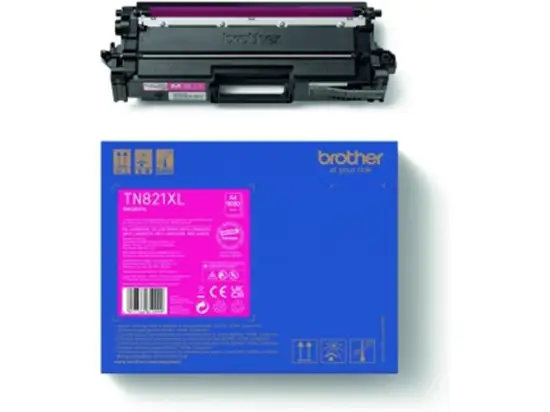 Farbtonerkassette Brother TN821XLM 821 magenta 9.000 Seiten
