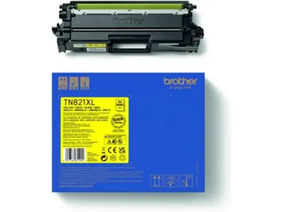 Farbtonerkassette Brother TN821XLY 821 gelb 9.000 Seiten