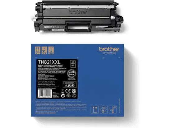 Farbtonerkassette Brother TN821XXLBK 821 schwarz 15.000 Seiten