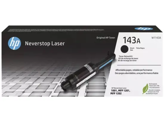 Toner Reload Kit HP W1143A 143A schwarz 2.500 Seiten Nachfüllung Neverstop