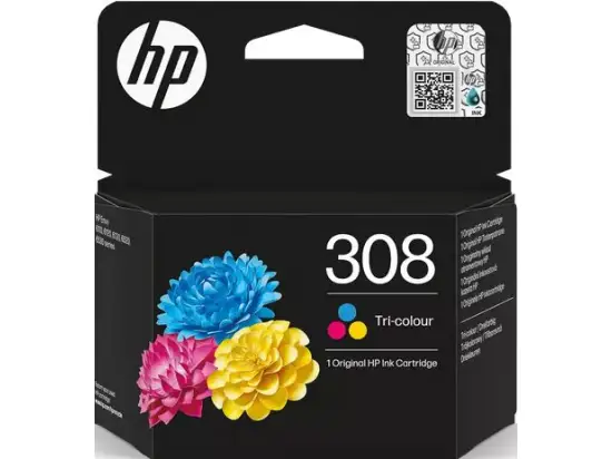 Tintenpatrone HP 7FP20UE 308 3-farbig 120 Seiten